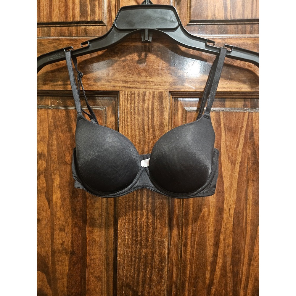 Victoria's Secret PINK Wear Everywhere Lightly Lined Bra Black 32C